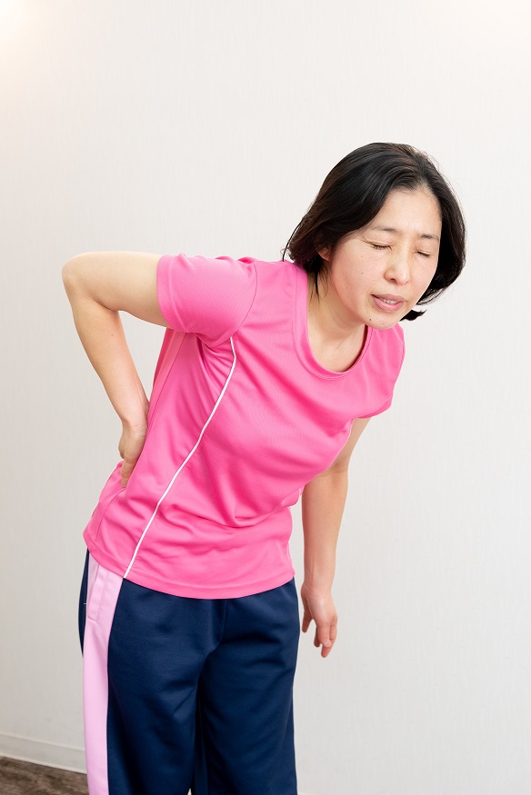 椎間板ヘルニアの原因・対策・運動・コラーゲンについて整体師中日出夫先生が解説（腰痛の図）